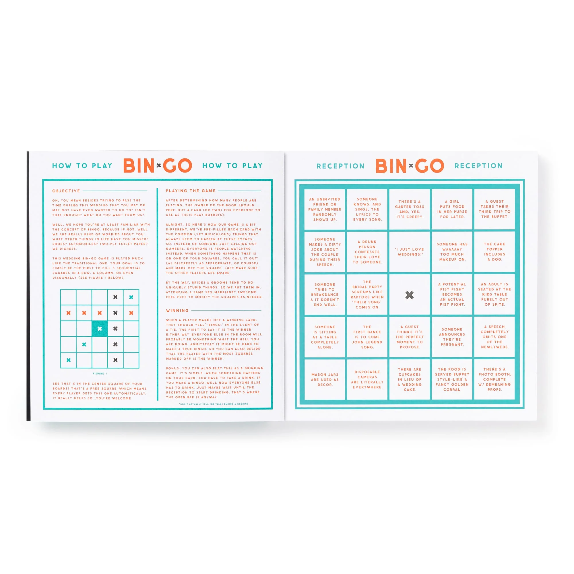 Bin-go Endure A Wedding Bingo Book - Image 5