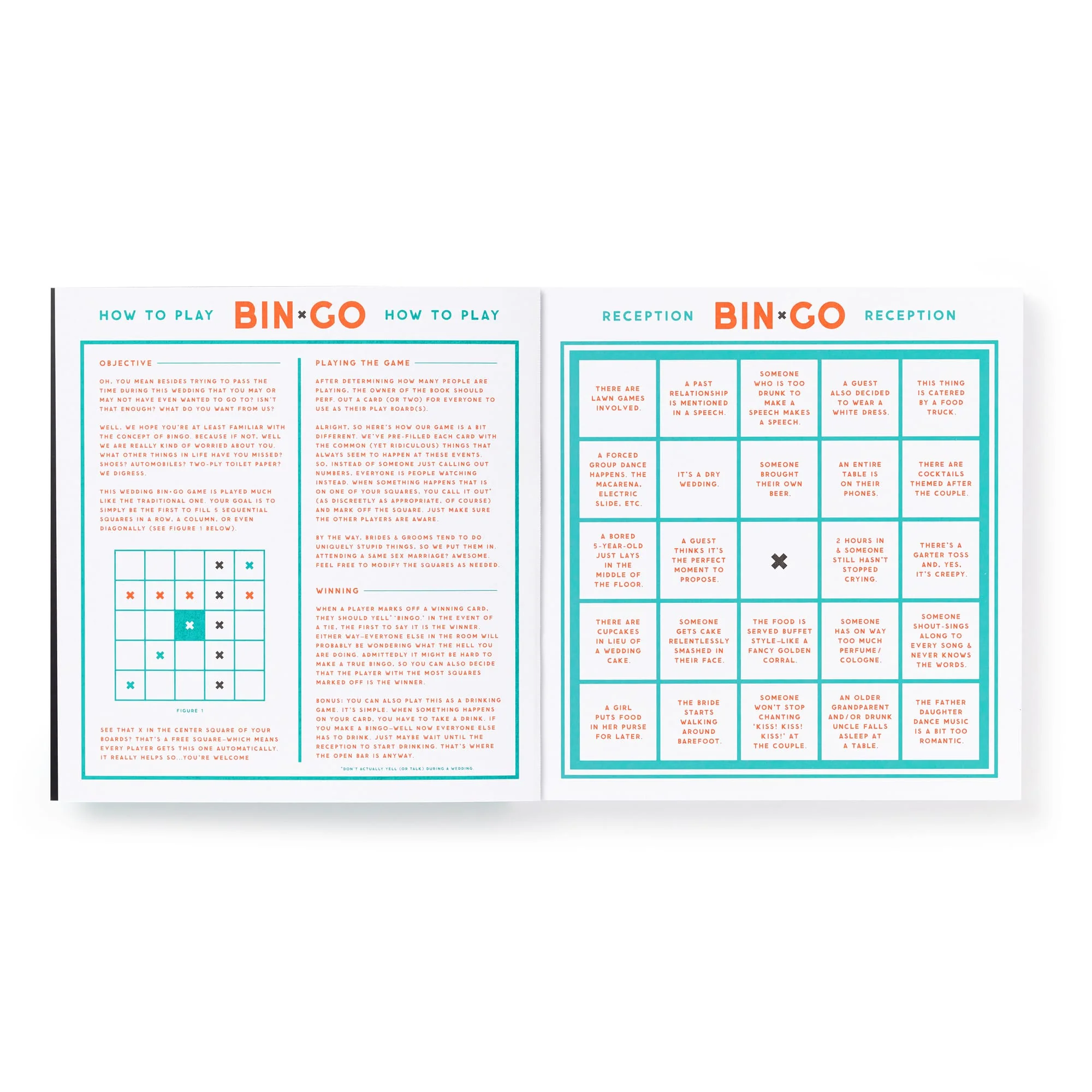 Bin-go Endure A Wedding Bingo Book - Image 6