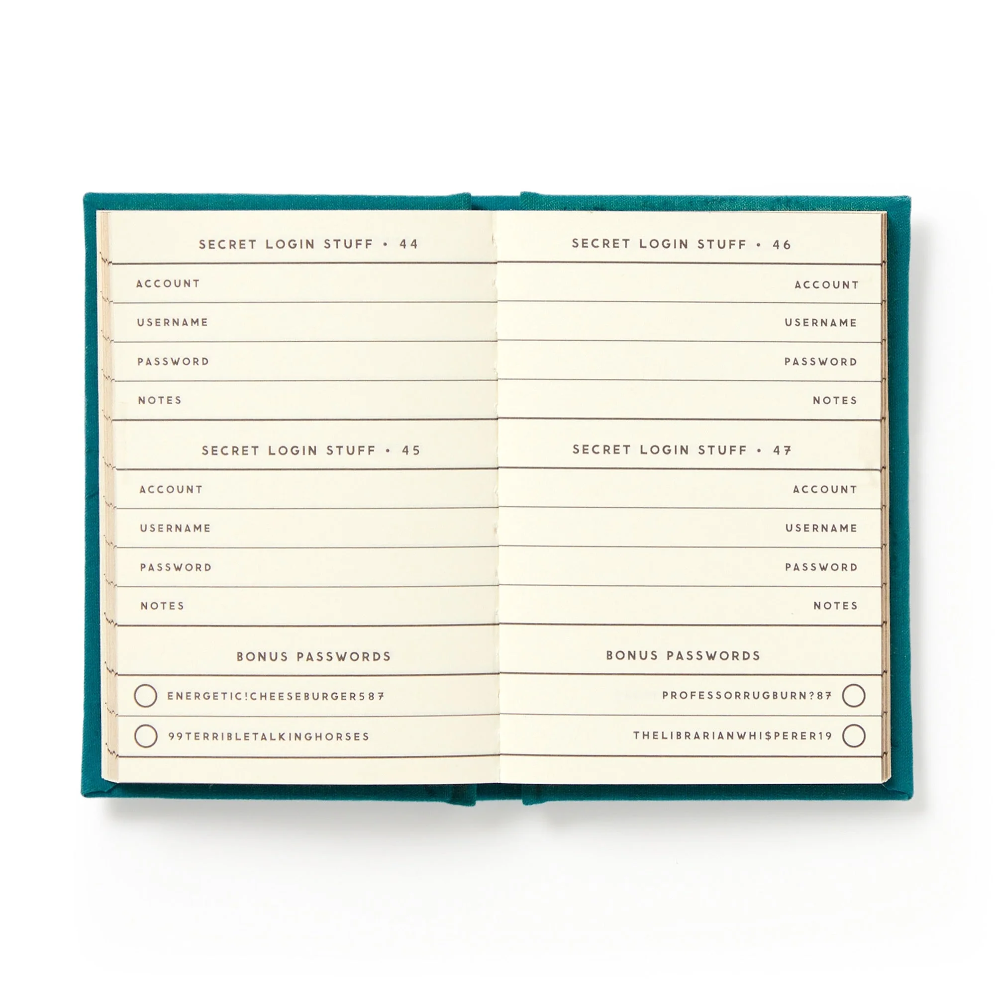 Definitely Not My Passwords - Password Diary - Image 5