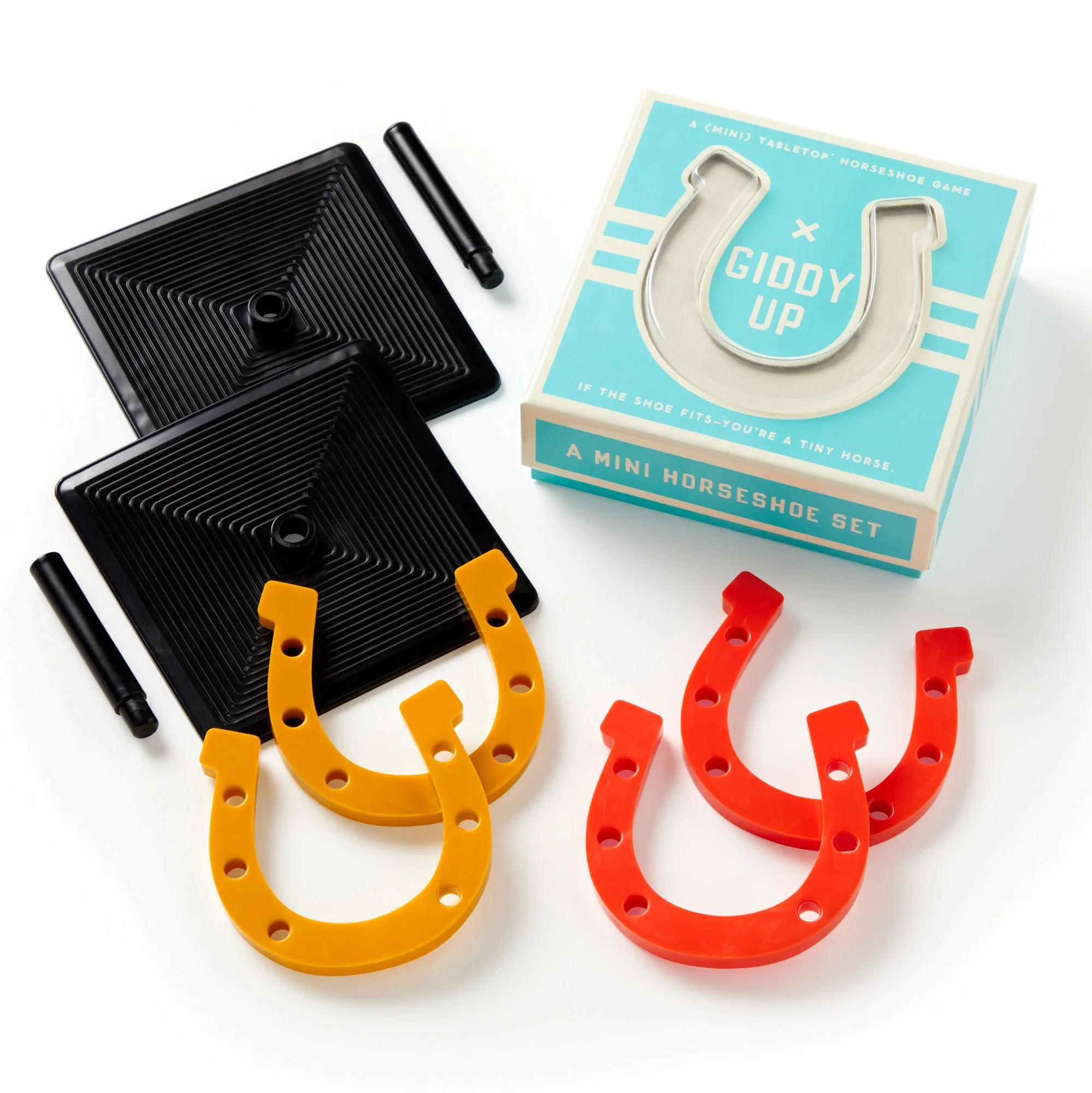 Giddy Up Tabletop Horseshoes Game - Image 3