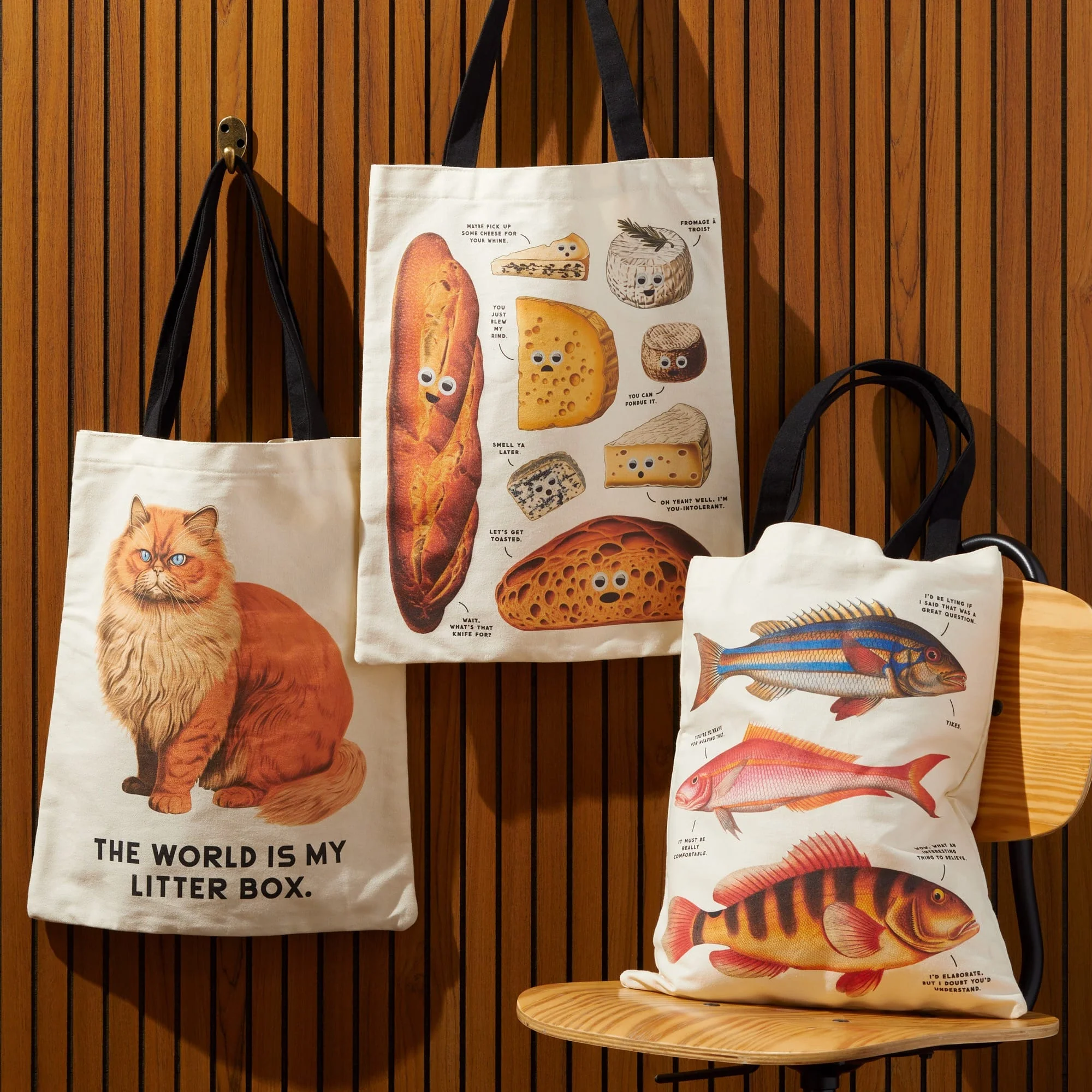 Googly Food Canvas Tote - Image 6
