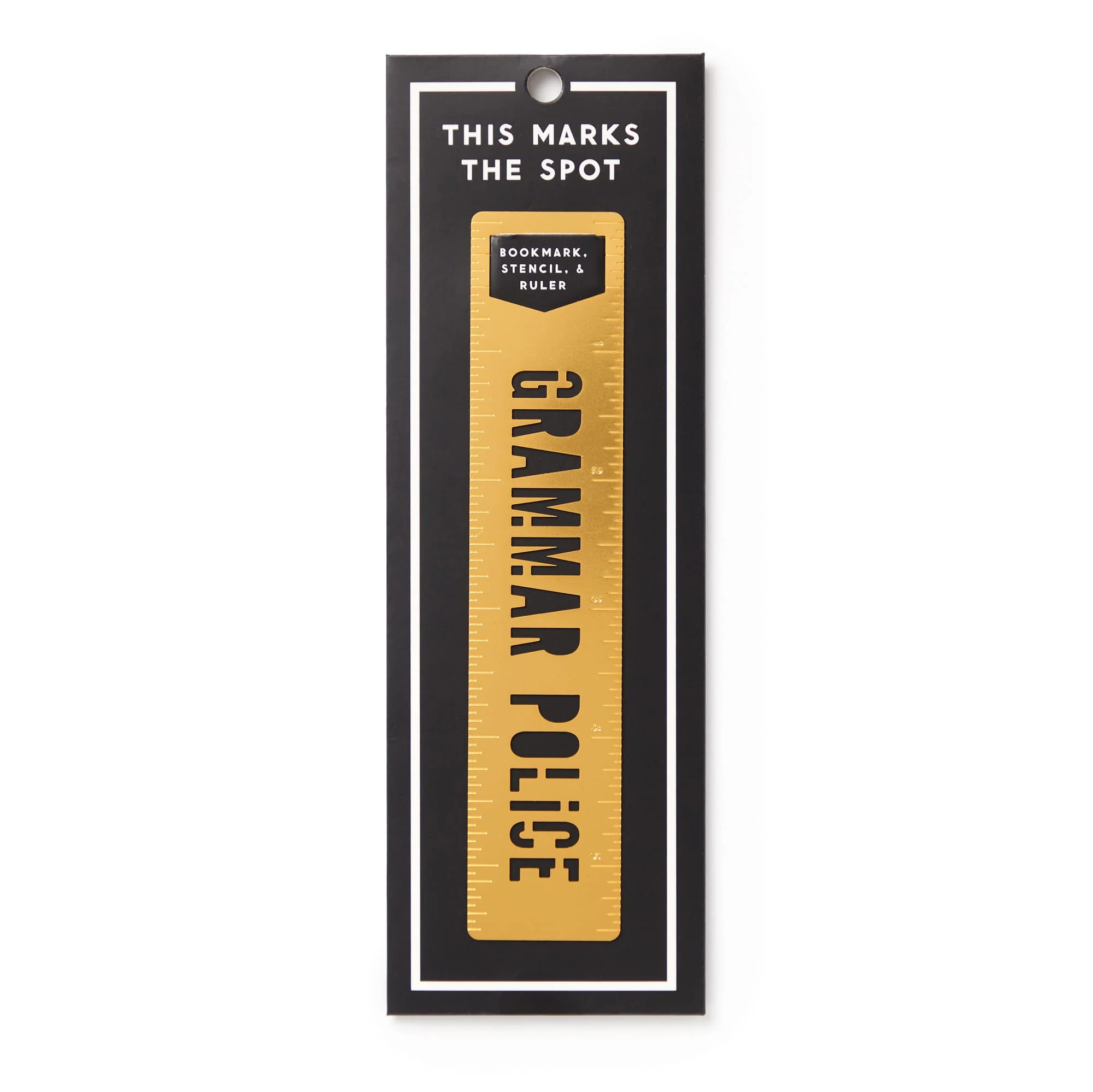 Grammar Police Metal Bookmark Stencil - Image 2