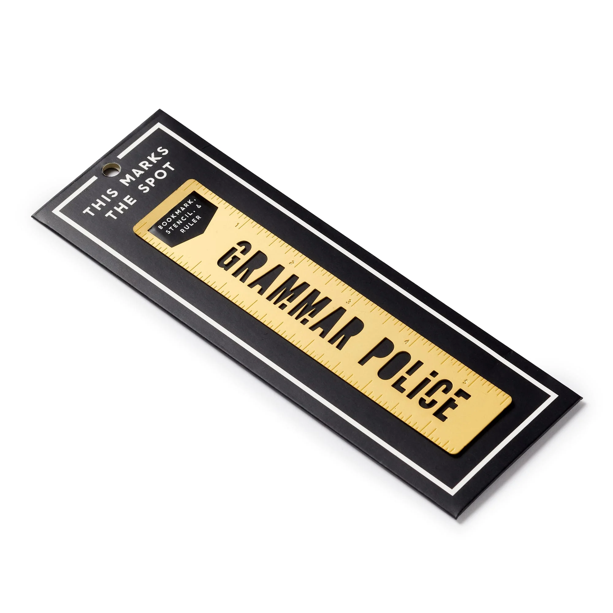 Grammar Police Metal Bookmark Stencil - Image 3