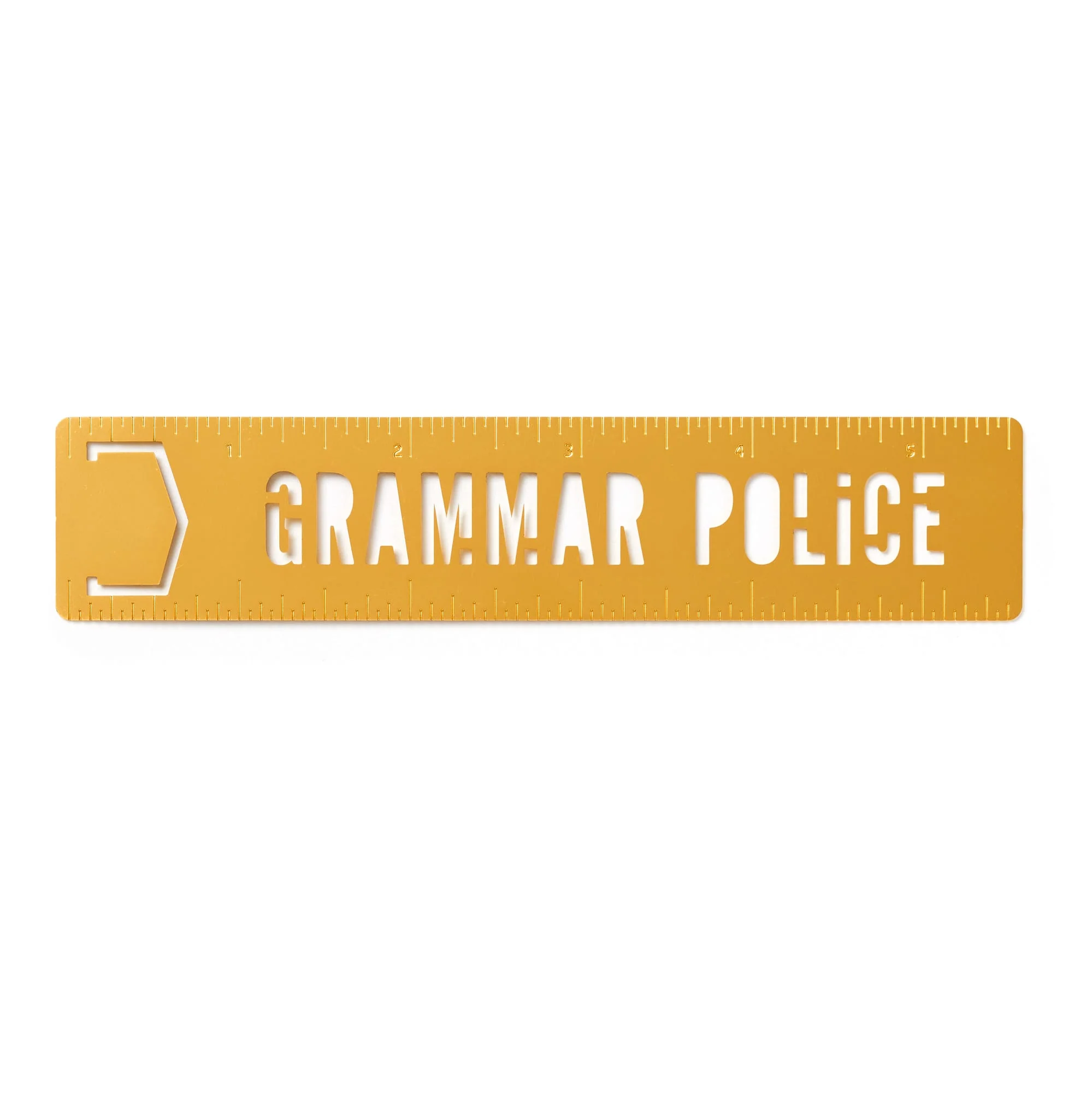 Grammar Police Metal Bookmark Stencil - Image 4