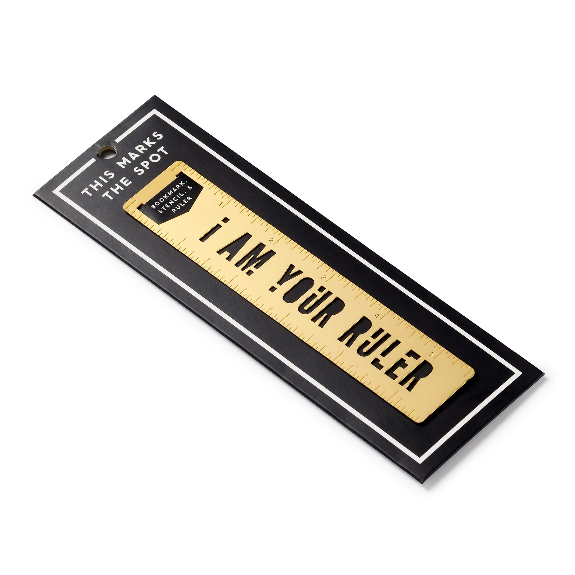 I Am Your Ruler Metal Bookmark Stencil - Image 3