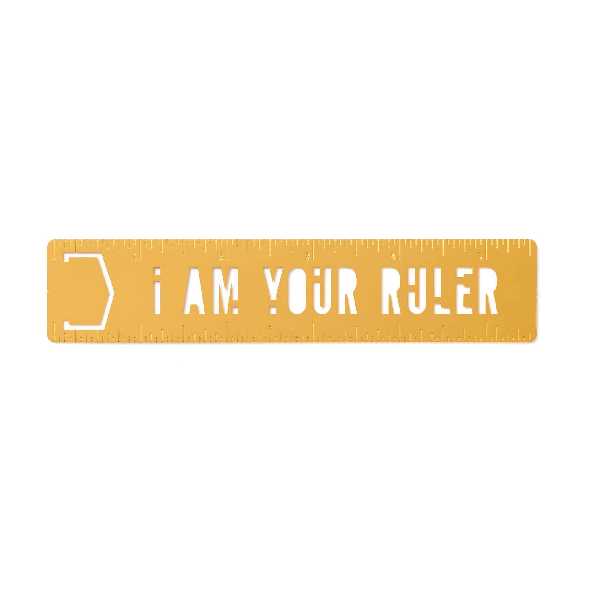I Am Your Ruler Metal Bookmark Stencil - Image 4