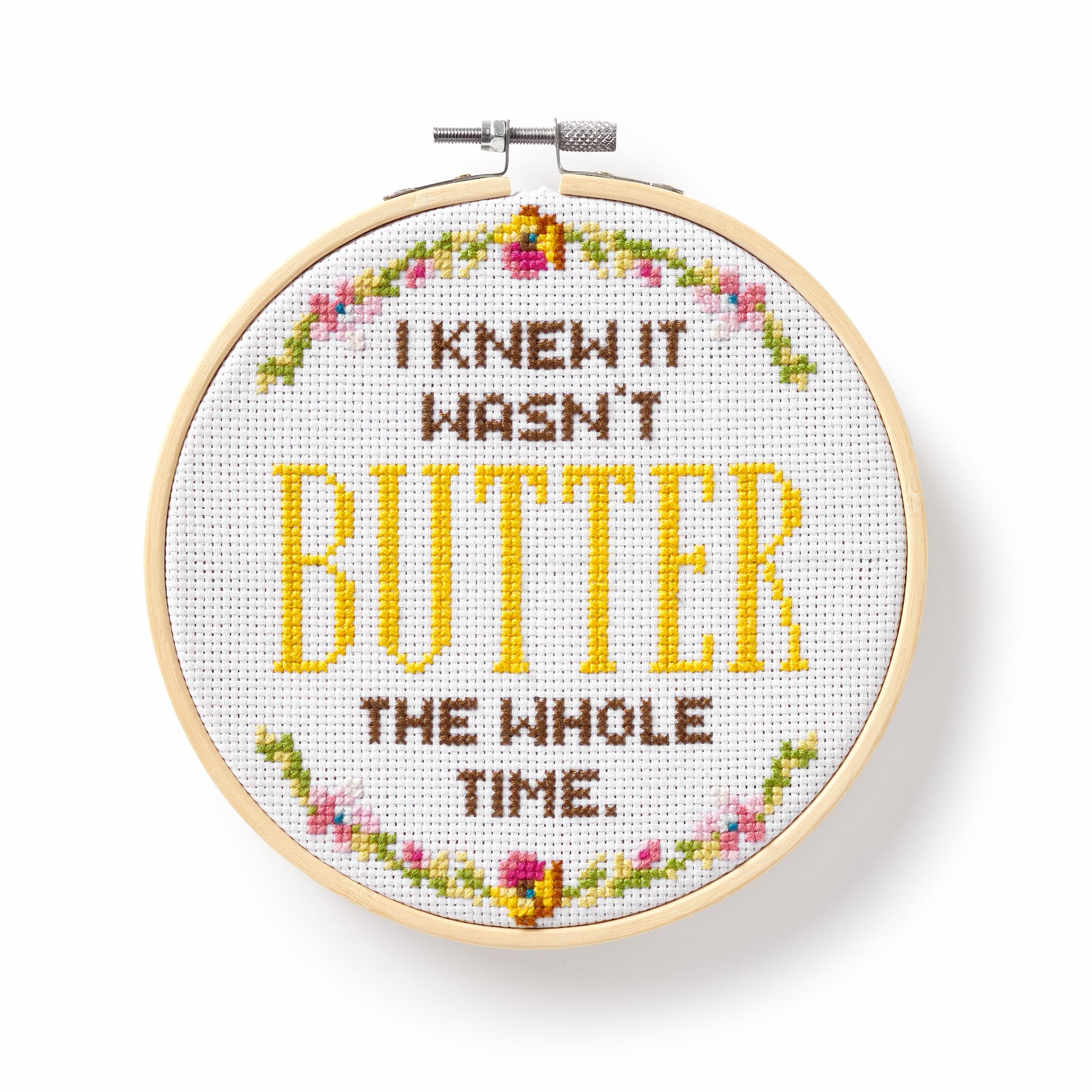 I Knew It Wasn't Butter Cross Stitch Kit - Image 7