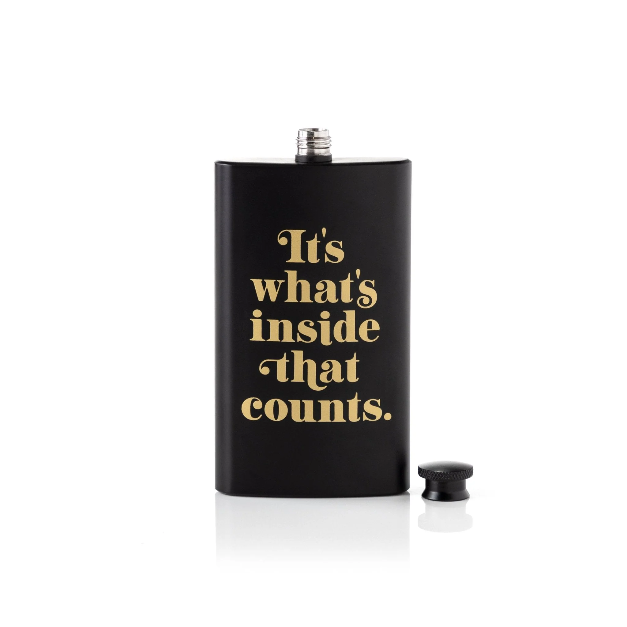 It's What's Inside That Counts Pocket Flask - Image 3