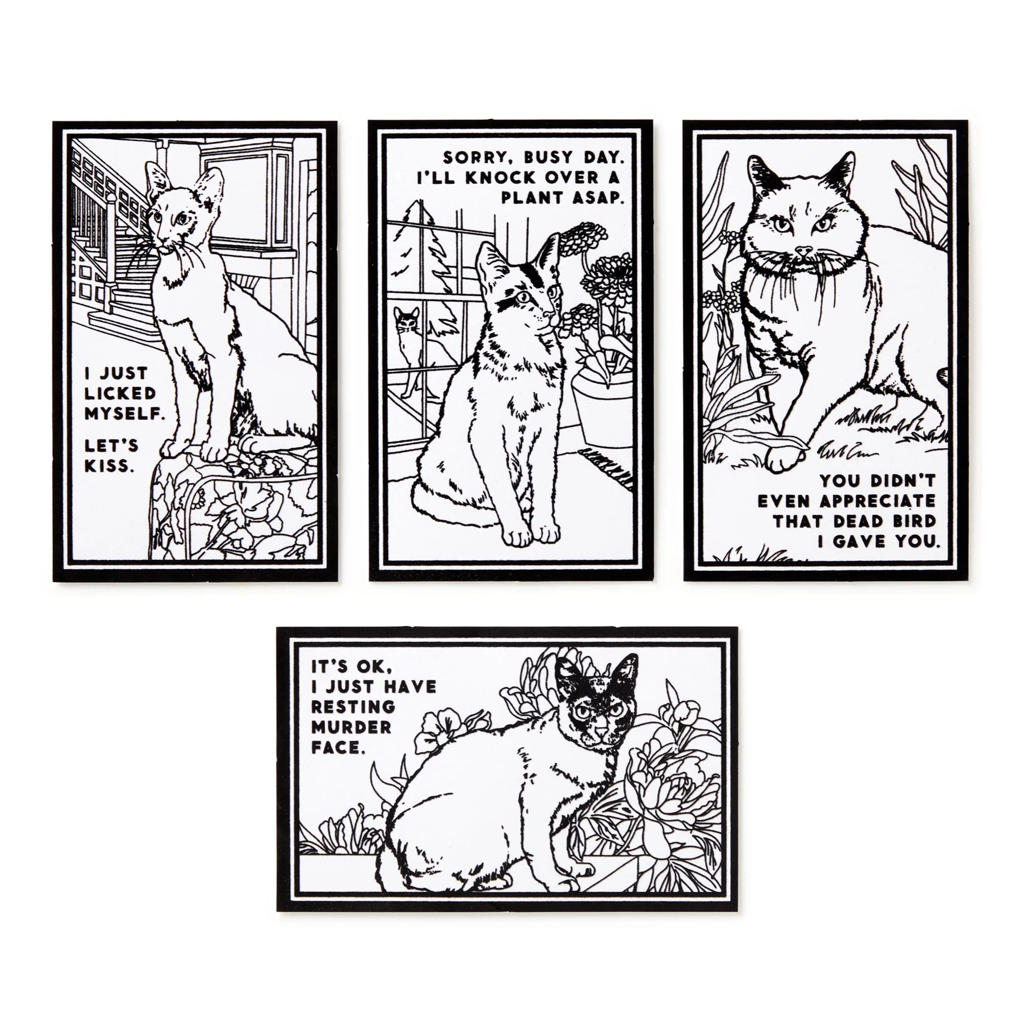 Moody Cats Magic Velvet Coloring Set - Image 8