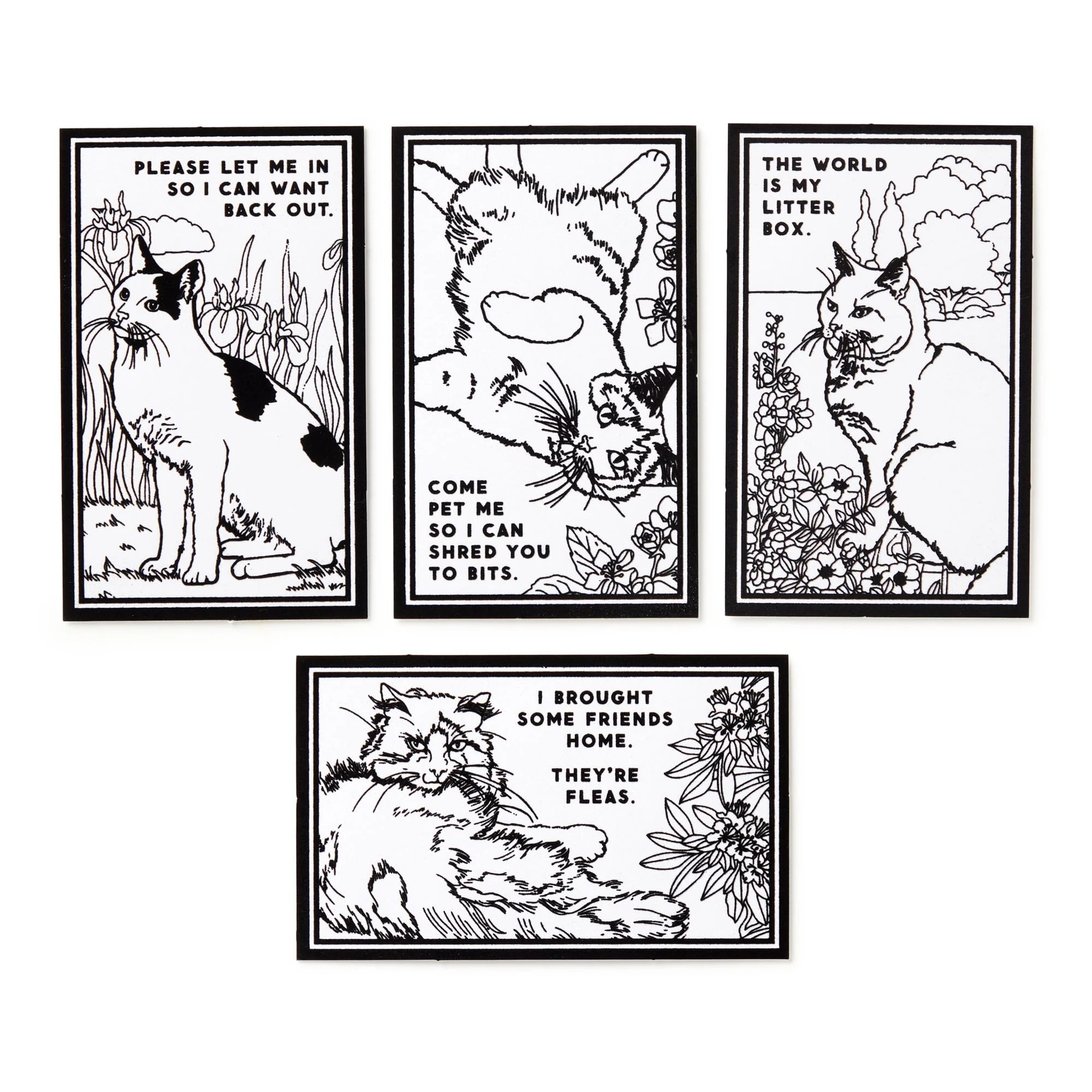 Moody Cats Magic Velvet Coloring Set - Image 9
