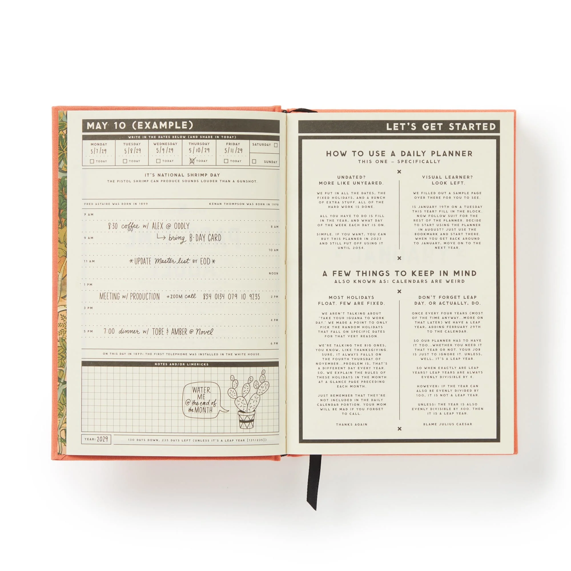 Part-Time Adult Undated Daily Planner - Image 7